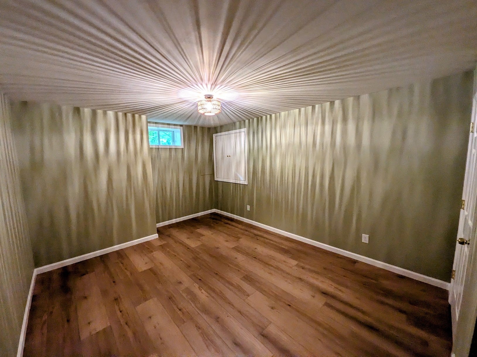 Basement after