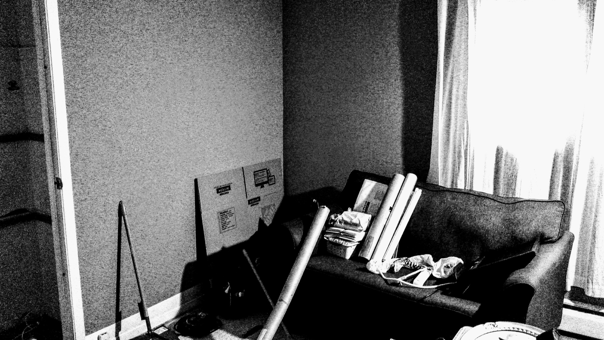 Home office before transformation