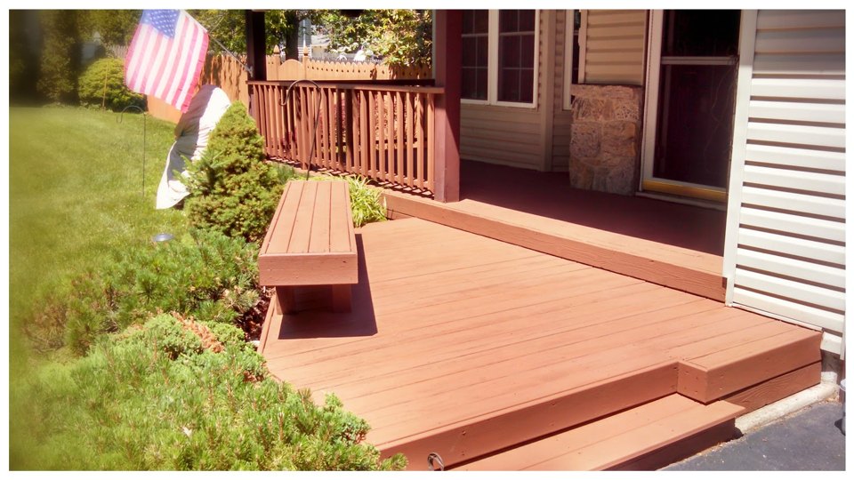 Approved completed deck repair project