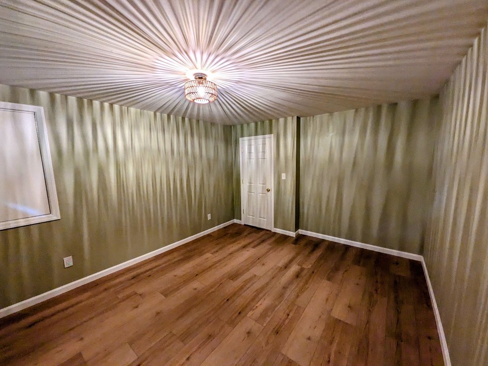 Basement finish update — after project view